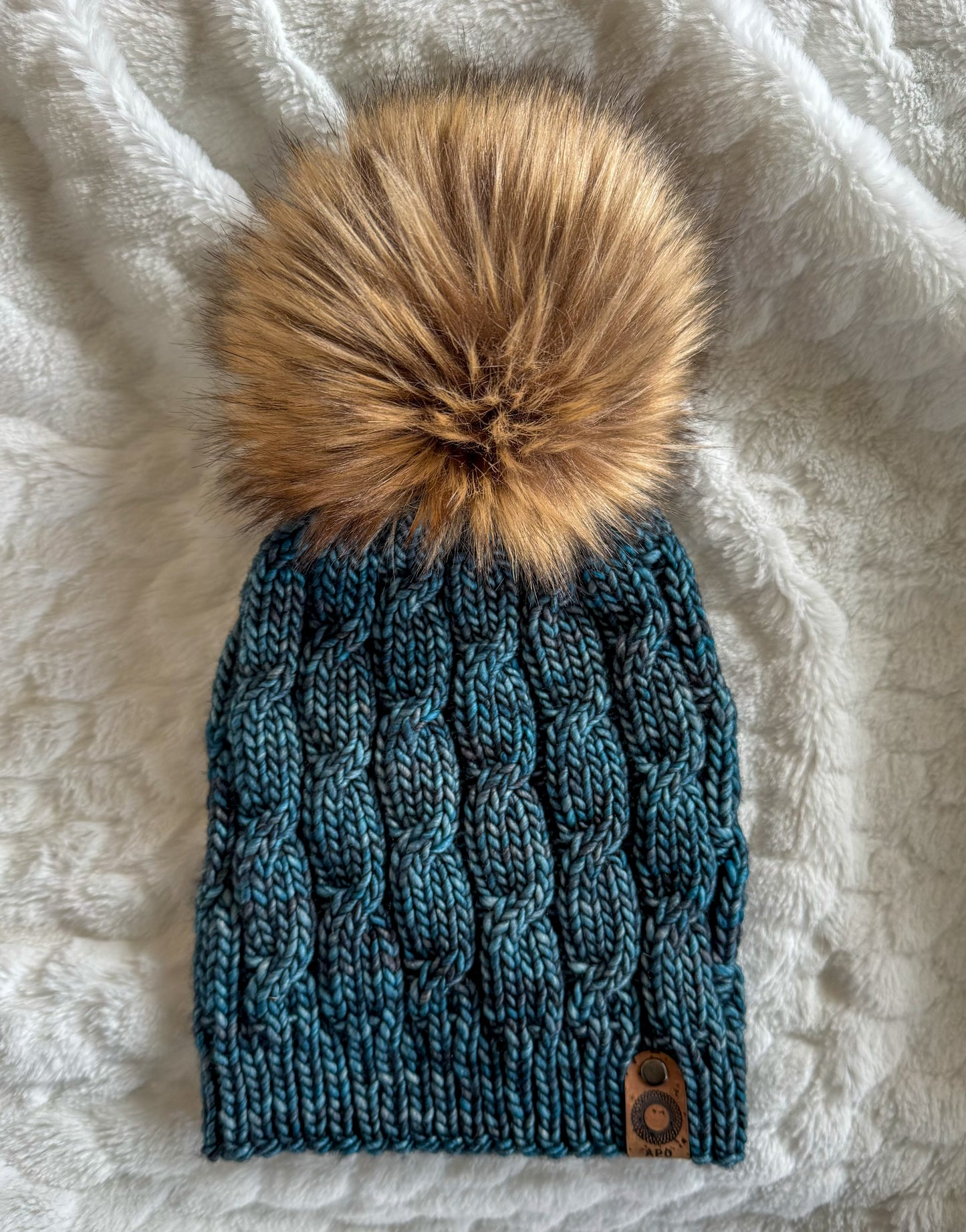 Alternating Cable Beanie