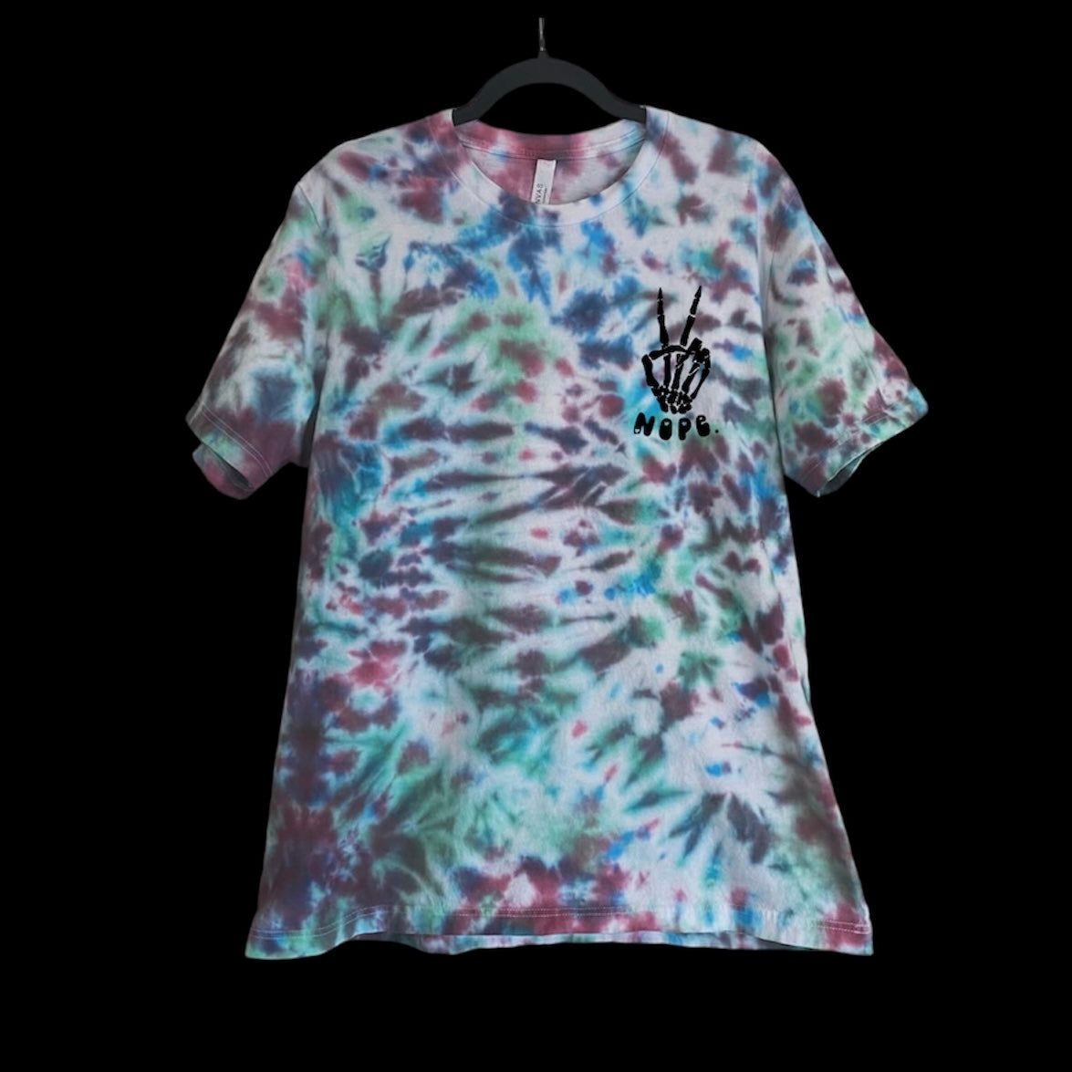 “✌🏻 Nope” Hand Dyed Tees