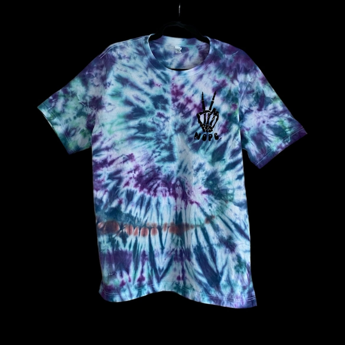 “✌🏻 Nope” Hand Dyed Tees