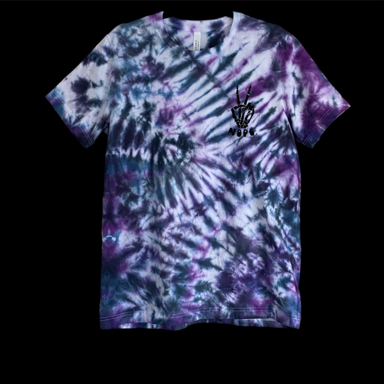 “✌🏻 Nope” Hand Dyed Tees