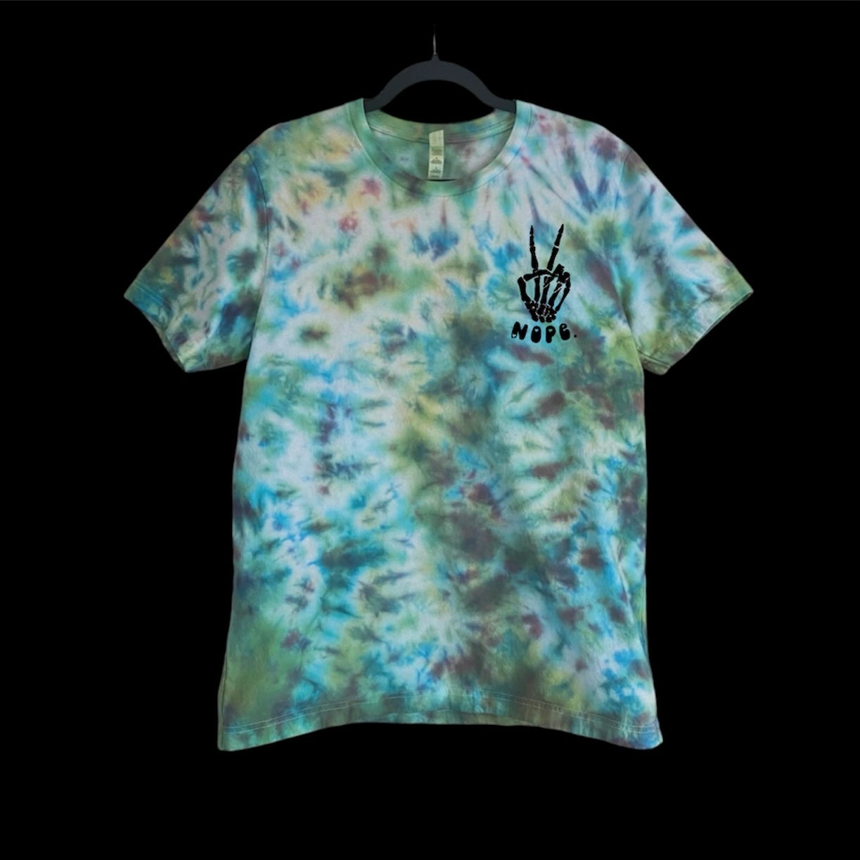 “✌🏻 Nope” Hand Dyed Tees