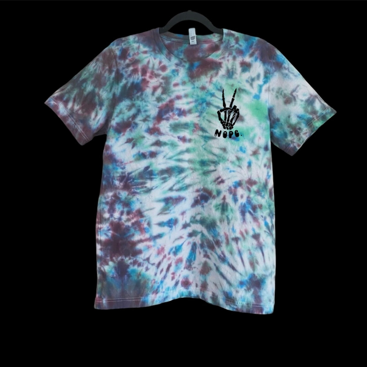 “✌🏻 Nope” Hand Dyed Tees