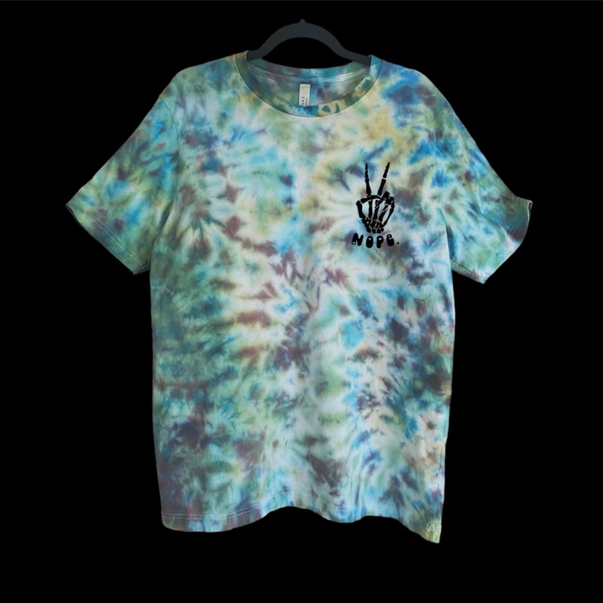 “✌🏻 Nope” Hand Dyed Tees