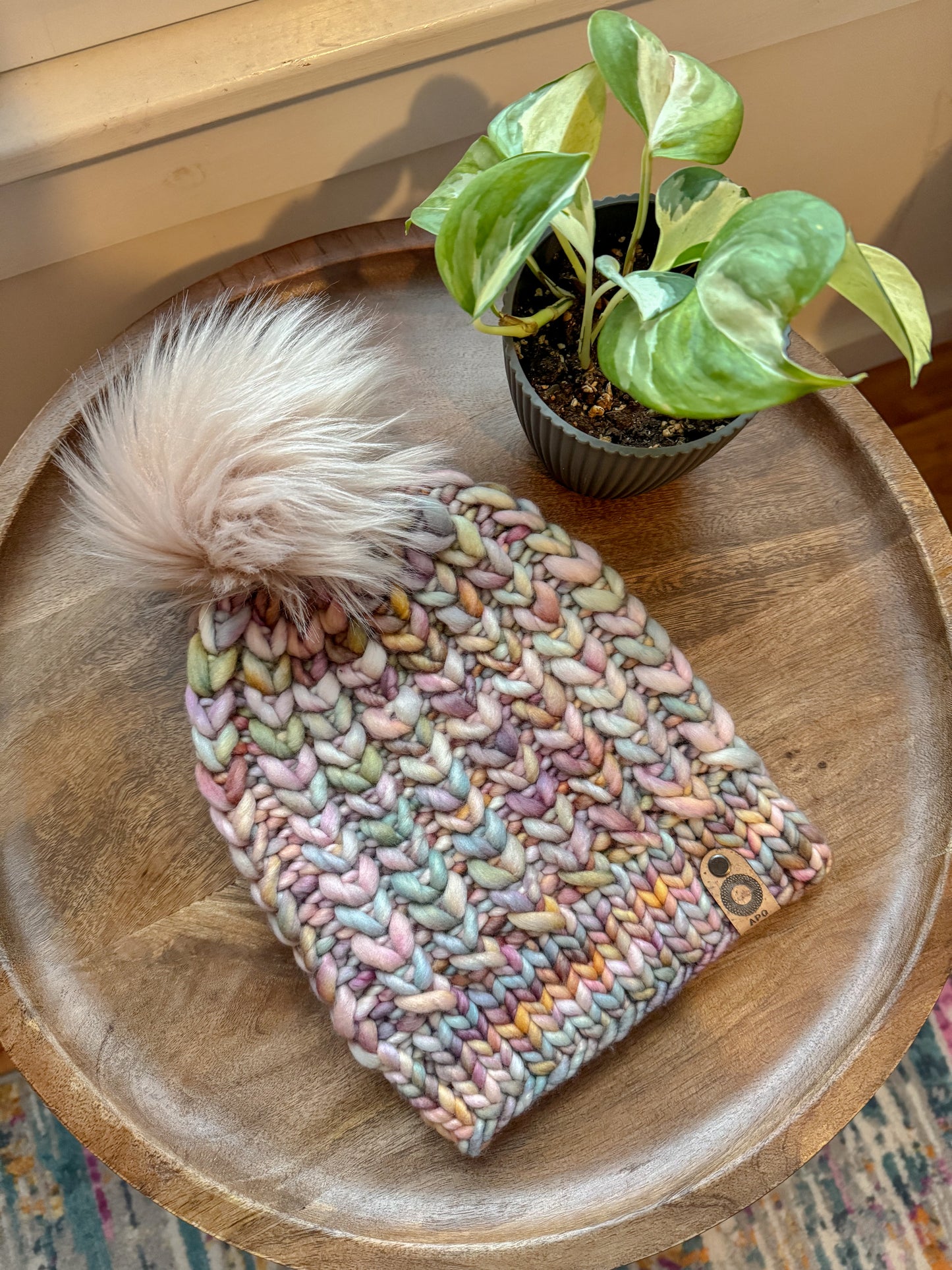 Braided Hearts Beanie