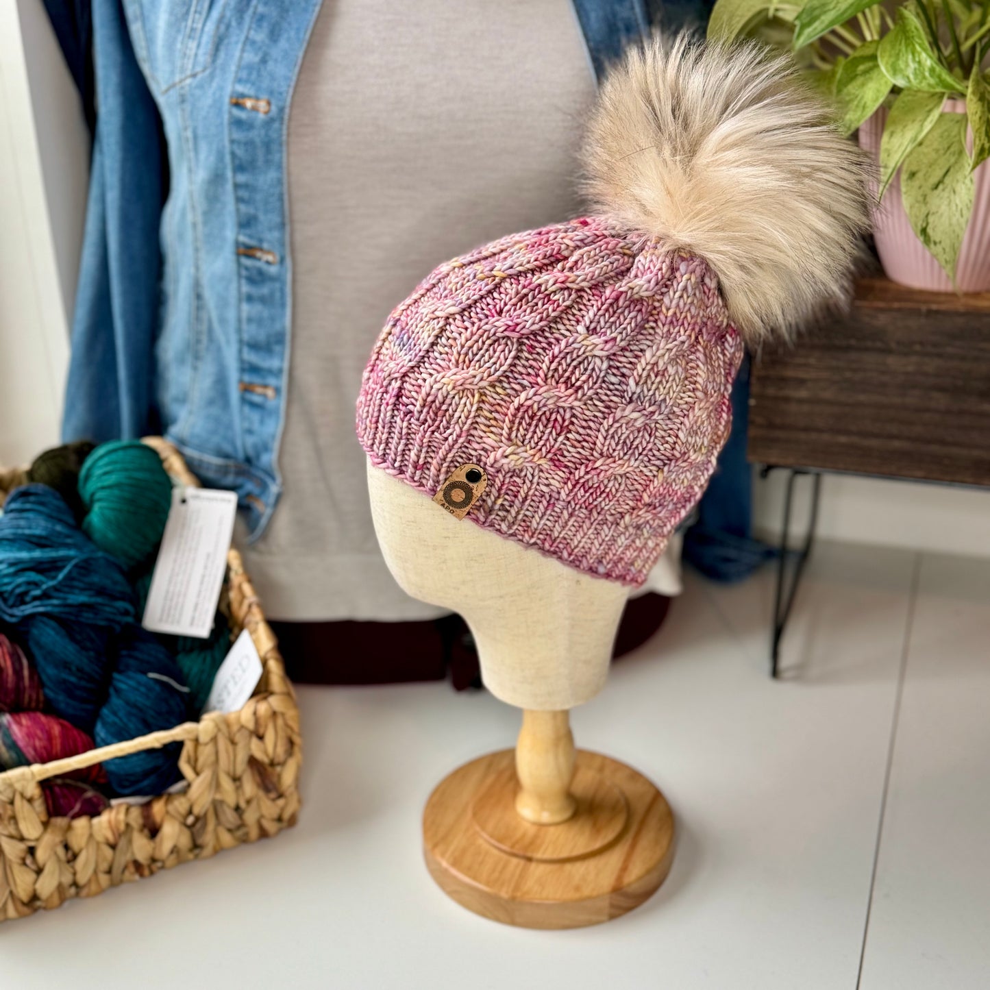 Alternating Cable Beanie