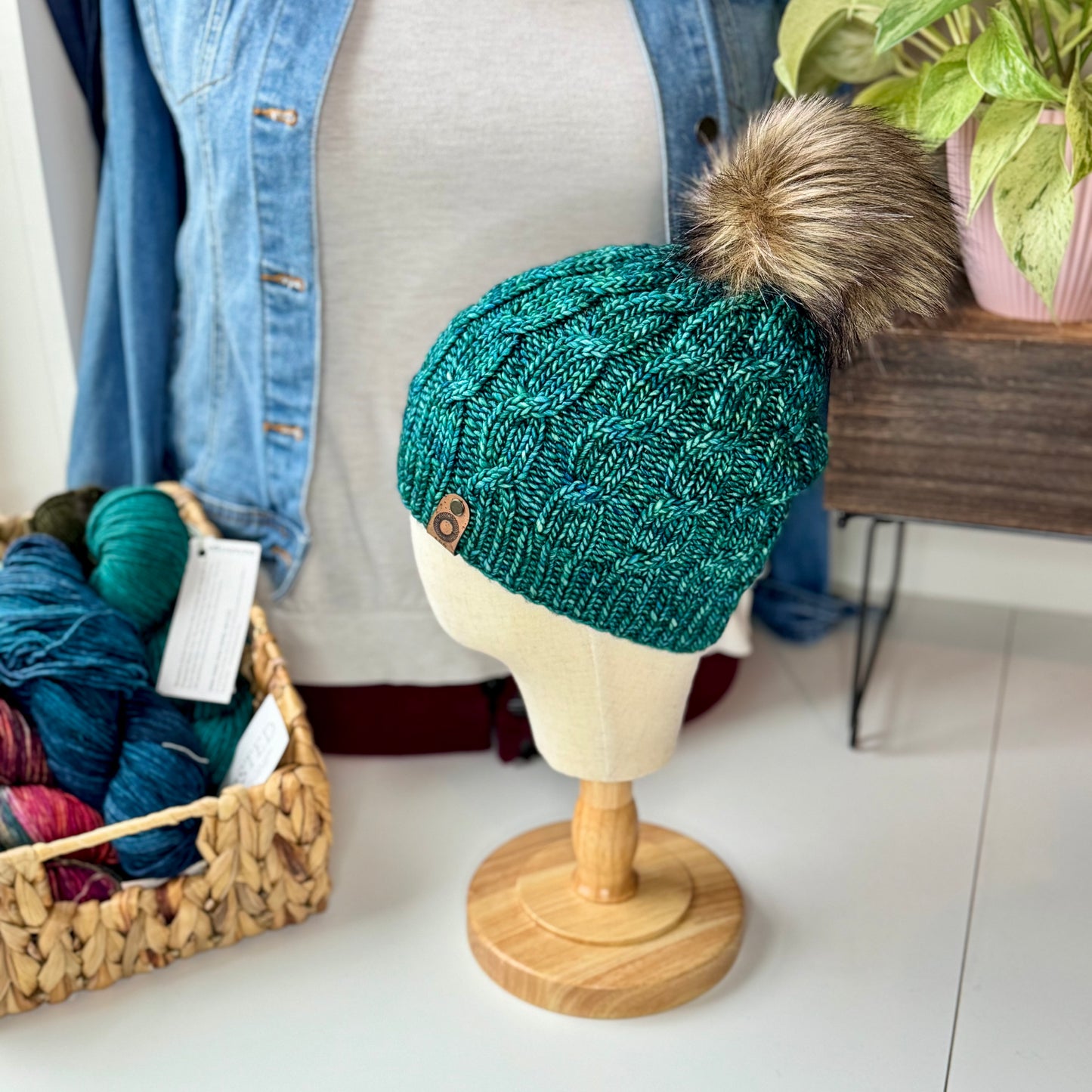 Alternating Cable Beanie